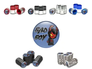 Tyres Valve Caps for Bikes Game Look